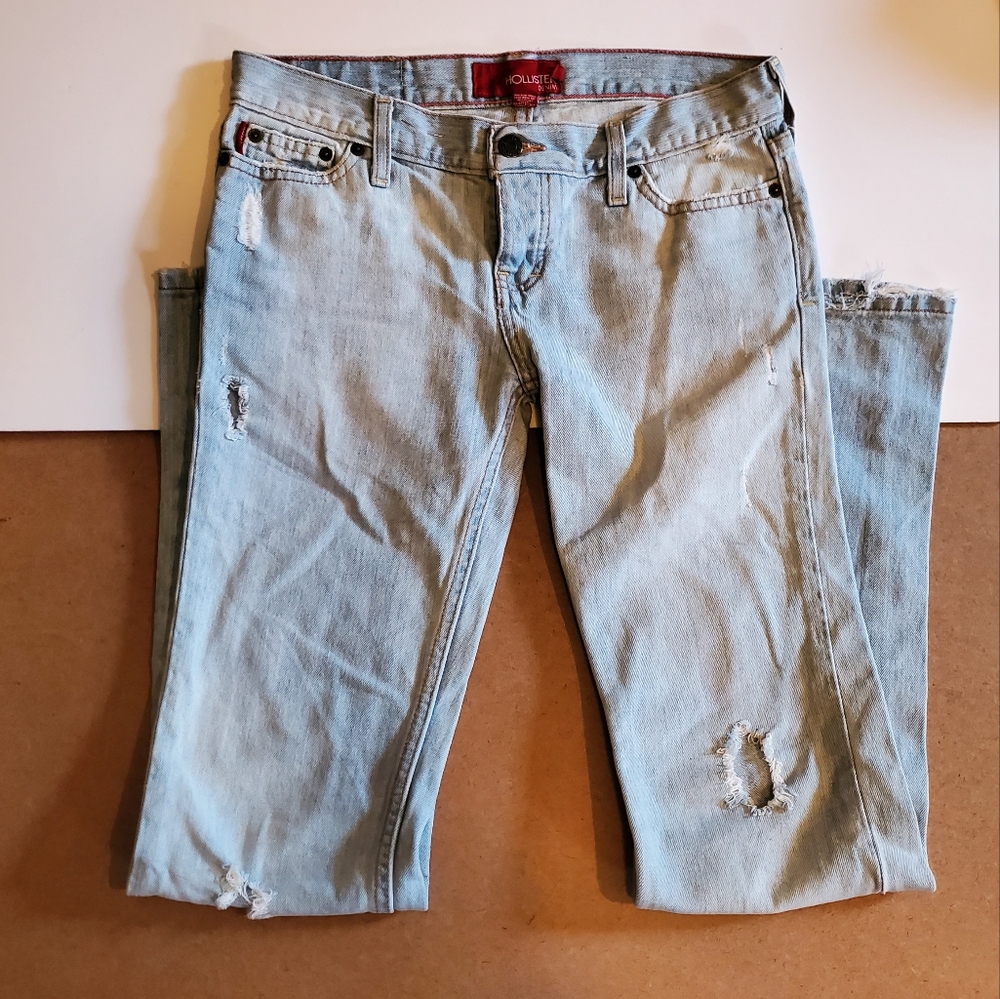 Hollister Denim Ripped Knee Jeans - Size 1